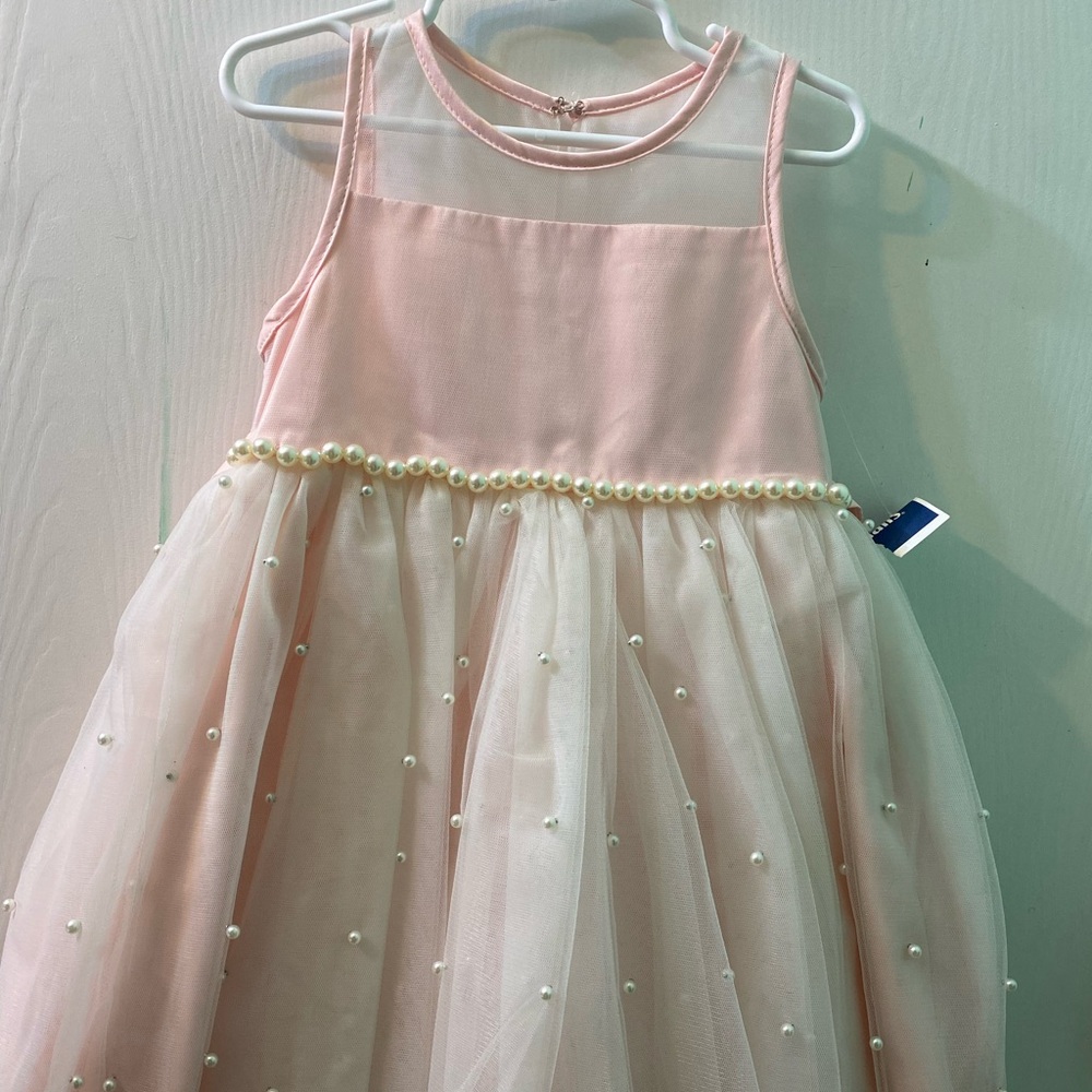 American Princess Light Pink Formal Dress Girls Size 5 New